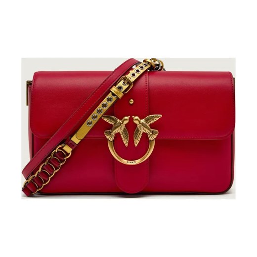 Pinko Skórzana listonoszka LOVE ONE CLASSIC SLOUCHY ze sklepu Gomez Fashion Store w kategorii Listonoszki - zdjęcie 187325741