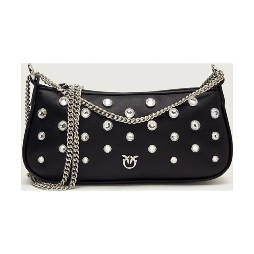 Pinko Skórzana torebka na ramię HALF MOON MINI ze sklepu Gomez Fashion Store w kategorii Torebki bagietki - zdjęcie 187325752