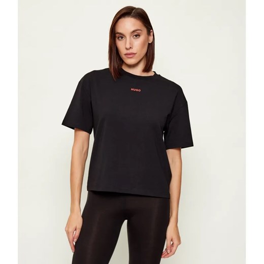 Hugo Bodywear T-shirt SHUFFLE | Oversize fit ze sklepu Gomez Fashion Store w kategorii Bluzki damskie - zdjęcie 187325793