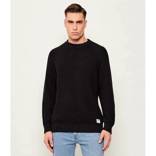 Hugo Blue Sweter Sonnee | Relaxed fit ze sklepu Gomez Fashion Store w kategorii Swetry męskie - zdjęcie 187325824