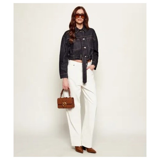 Pinko Skórzana torebka na ramię LOVE ONE MINI CL Pinko OS Gomez Fashion Store