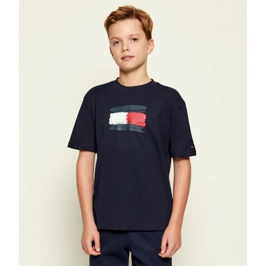 Tommy Hilfiger T-shirt | Regular Fit ze sklepu Gomez Fashion Store w kategorii T-shirty chłopięce - zdjęcie 187327182