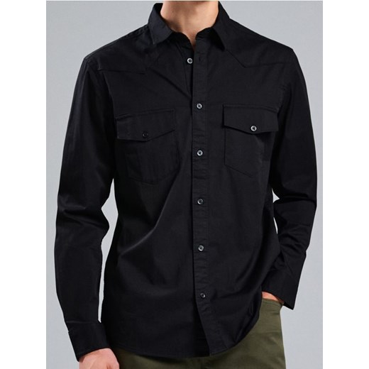 Sinsay - Koszula - czarny ze sklepu Sinsay w kategorii Koszule męskie - zdjęcie 187327644