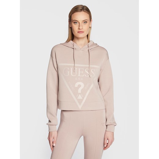 Guess Bluza New Alisa V2YQ08 K7UW2 Beżowy Relaxed Fit ze sklepu MODIVO w kategorii Bluzy damskie - zdjęcie 187327813