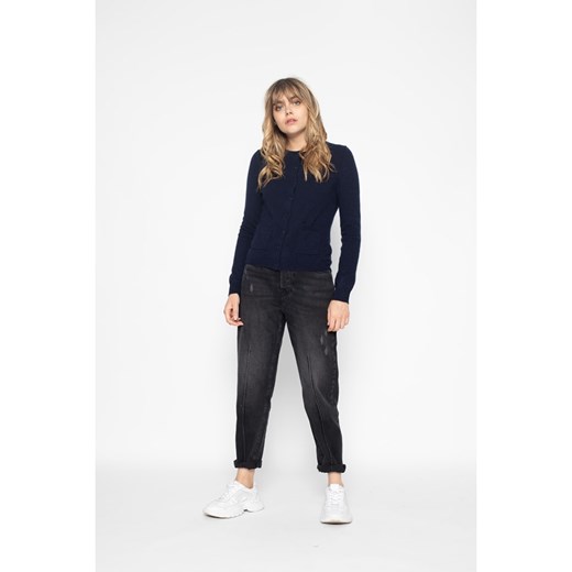 Perfect Cashmere Kaszmirowy kardigan &quot;Amy&quot; w kolorze granatowym Perfect Cashmere S okazja Limango Polska