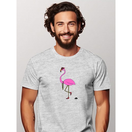 WOOOP Koszulka w kolorze szarym ze sklepu Limango Polska w kategorii T-shirty męskie - zdjęcie 187328244