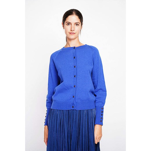 ASSUILI Kardigan w kolorze niebieskim ze sklepu Limango Polska w kategorii Swetry damskie - zdjęcie 187328323