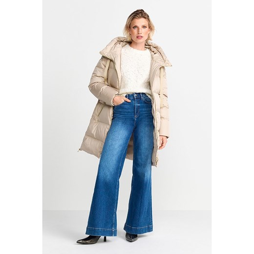 Rich &amp; Royal Płaszcz pikowany w kolorze beżowym Rich & Royal 38 promocyjna cena Limango Polska