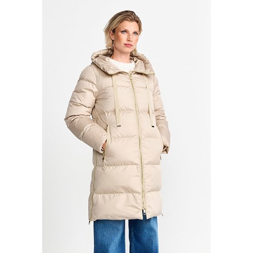 Rich &amp; Royal Płaszcz pikowany w kolorze beżowym Rich & Royal 38 Limango Polska okazyjna cena