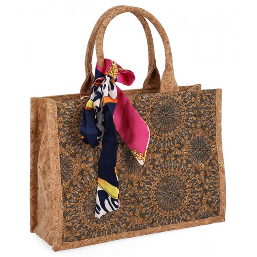 Modna Torebka Damska Na Co Dzień firmy Herisson 1502A540 Multikolor ze sklepu PaniTorbalska w kategorii Kuferki - zdjęcie 187328541