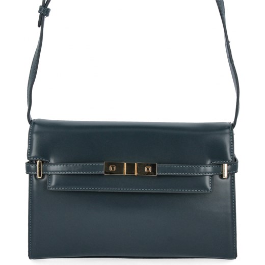 Elegancka Torebka Damska Listonoszka firmy Herisson 17R506 Morska ze sklepu PaniTorbalska w kategorii Listonoszki - zdjęcie 187328592