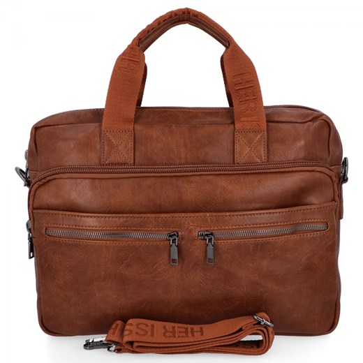 Torebka Damska Aktówka firmy Herisson 22H2023-166 Ruda ze sklepu PaniTorbalska w kategorii Aktówki - zdjęcie 187328641