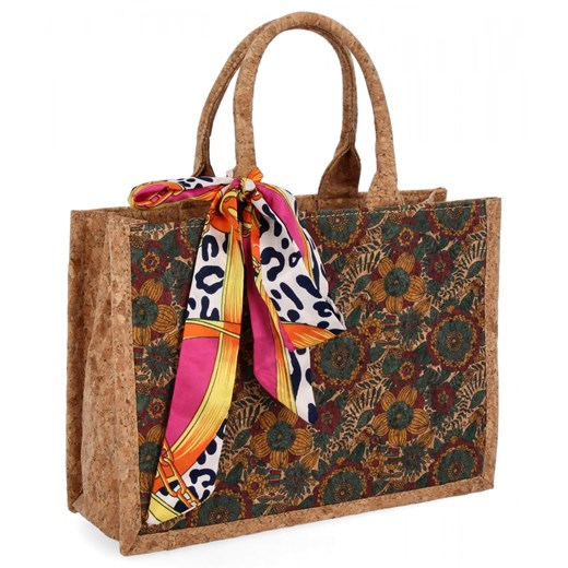 Modna Torebka Damska Na Co Dzień firmy Herisson 1502A540 Multikolor ze sklepu PaniTorbalska w kategorii Kuferki - zdjęcie 187328672