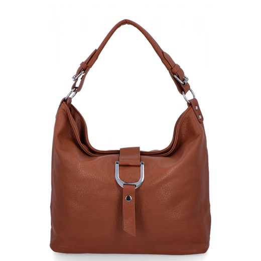 Klasyczna Torebka Damska Na Ramię firmy Herisson 16B376 Ruda ze sklepu PaniTorbalska w kategorii Torebki hobo - zdjęcie 187328814