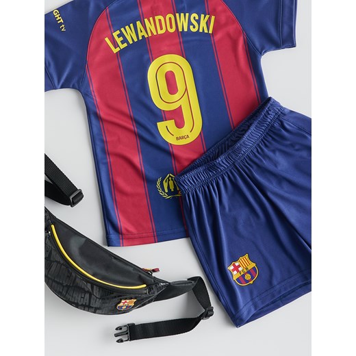 Reserved - Komplet FC Barcelona Lewandowski - granatowy ze sklepu Reserved w kategorii Komplety chłopięce - zdjęcie 187328981