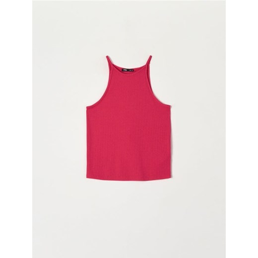 Sinsay - Top w prążki - czerwony ze sklepu Sinsay w kategorii Bluzki damskie - zdjęcie 187329211