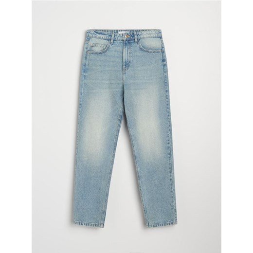 Sinsay - Jeansy mom fit - niebieski ze sklepu Sinsay w kategorii Jeansy damskie - zdjęcie 187329281