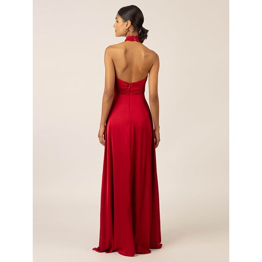 APART Satynowa sukienka w kolorze czerwonym 40 wyprzedaż Limango Polska