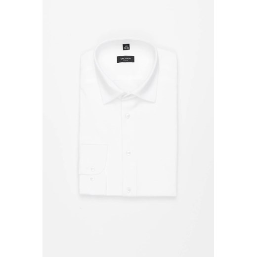KOSZULA FORMENTO 3306 DŁUGI RĘKAW SLIM FIT BIAŁA Z BAWEŁNY ze sklepu Recman w kategorii Koszule męskie - zdjęcie 187329374