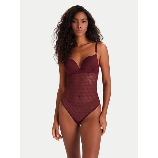 Guess Body 171027 Czerwony ze sklepu MODIVO w kategorii Body damskie - zdjęcie 187329552