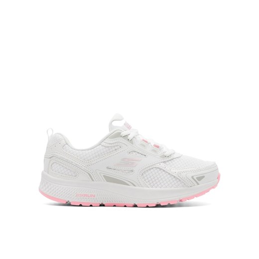 Sneakersy Skechers GO RUN CONSISTENT 128075 WPK Biały ze sklepu eobuwie.pl w kategorii Buty sportowe damskie - zdjęcie 187330173