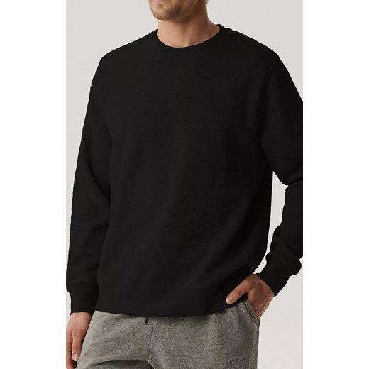 Atlantic męska bluza HMT-002-CZARNY, Kolor czarny, Rozmiar L, ATLANTIC ze sklepu Primodo w kategorii Piżamy męskie - zdjęcie 187330331