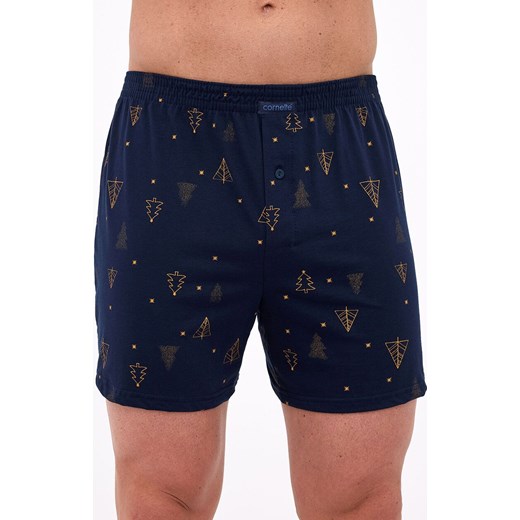 Bokserki męskie luźne Night 2 016/22, Kolor granatowy, Rozmiar 2XL, Cornette ze sklepu Primodo w kategorii Majtki męskie - zdjęcie 187330351