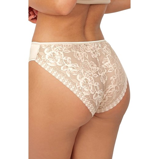 Donna figi damskie z koronką beżowe 233, Kolor beżowy, Rozmiar S, Donna ze sklepu Primodo w kategorii Majtki damskie - zdjęcie 187330404
