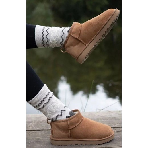 Wełniane skarpetki damskie kakao-latte SW070, Kolor kakao-latte, Rozmiar 35-38, Gabriella ze sklepu Primodo w kategorii Skarpetki damskie - zdjęcie 187330490