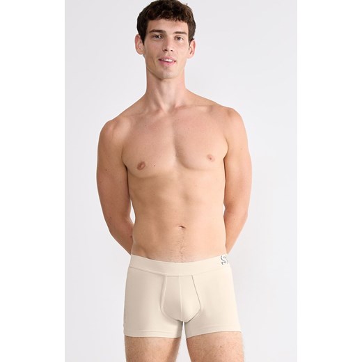 Sloggi bawełniane bokserki męskie Trunks 10215472-3331, Kolor jasnobeżowy, Rozmiar M, Sloggi ze sklepu Primodo w kategorii Majtki męskie - zdjęcie 187330833