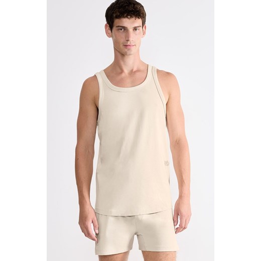 Sloggi tank top męski SLG 10222292-3331, Kolor jasnobeżowy, Rozmiar S, Sloggi ze sklepu Primodo w kategorii Majtki męskie - zdjęcie 187330882