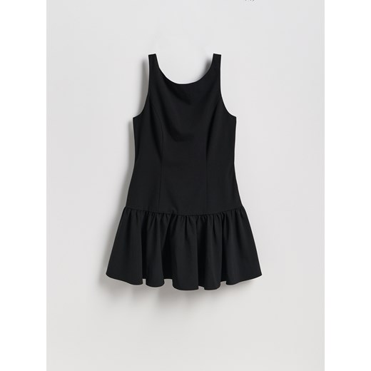 Reserved - Sukienka z kokardą - czarny ze sklepu Reserved w kategorii Sukienki - zdjęcie 187331194