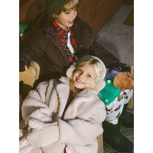 Reserved - Śniegowce na rzepy - zielony ze sklepu Reserved w kategorii Buty zimowe dziecięce - zdjęcie 187331480