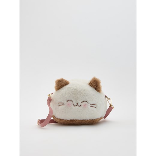 Reserved - Pluszowa torebka - złamana biel ze sklepu Reserved w kategorii Torby i walizki dziecięce - zdjęcie 187331484