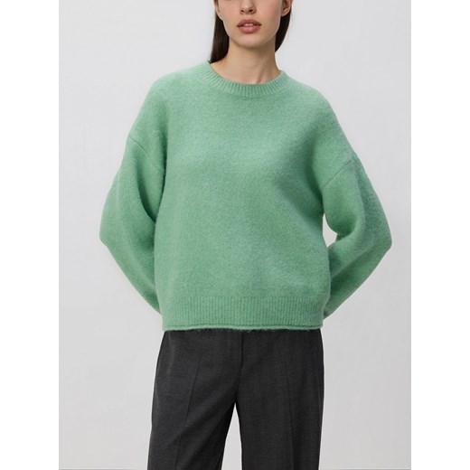 Reserved - Sweter z dodatkiem wełny - jasnoturkusowy ze sklepu Reserved w kategorii Swetry damskie - zdjęcie 187331511