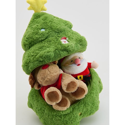 Reserved - Poduszka choinka z zabawkami - zielony ze sklepu Reserved w kategorii Zabawki - zdjęcie 187331554