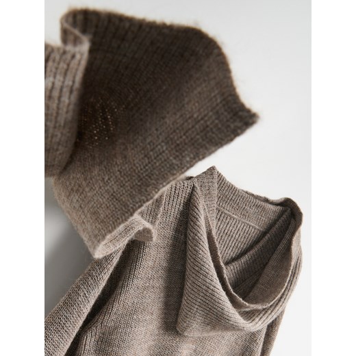 Reserved - Sweter z wełną - beżowy Reserved M Reserved
