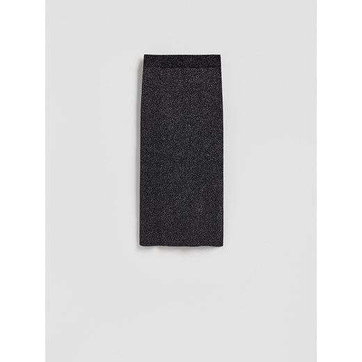 Reserved - Spódnica z dodatkiem lyocellu - czarny ze sklepu Reserved w kategorii Spódnice - zdjęcie 187332043