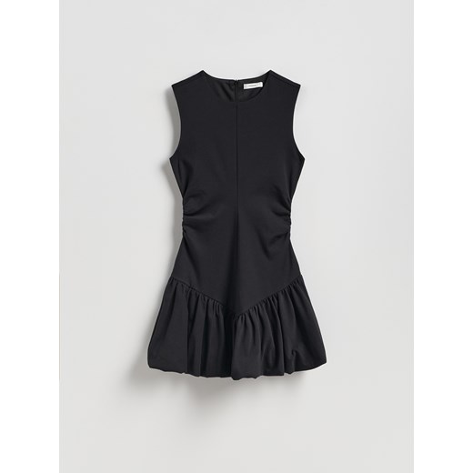 Reserved - Sukienka mini typu bombka - czarny ze sklepu Reserved w kategorii Sukienki - zdjęcie 187332170