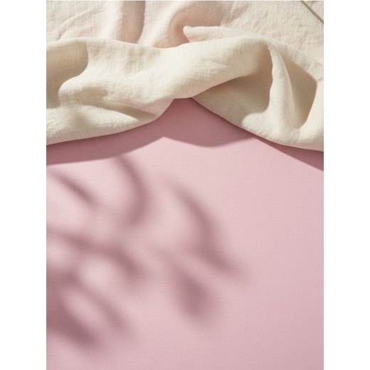 Sinsay - Prześcieradło z gumką - różowy Sinsay One Size Sinsay