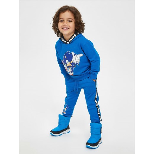 Sinsay - Śniegowce na rzepy Sonic the Hedgehog - niebieski ze sklepu Sinsay w kategorii Buty zimowe dziecięce - zdjęcie 187333253