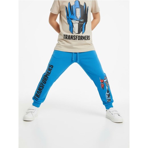 Sinsay - Spodnie dresowe Transformers - niebieski ze sklepu Sinsay w kategorii Spodnie chłopięce - zdjęcie 187333293