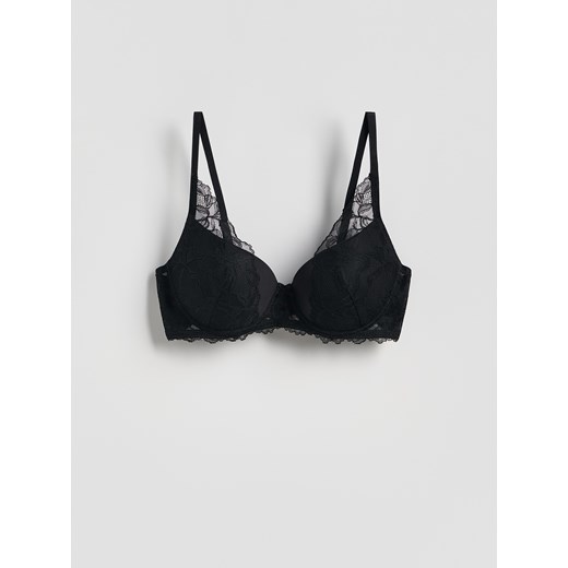 Reserved - Modulowany biustonosz z fiszbinami - czarny ze sklepu Reserved w kategorii Biustonosze - zdjęcie 187333880