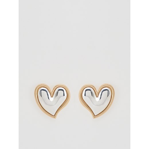 Reserved - Kolczyki w kształcie serca - wielobarwny Reserved ONE SIZE Reserved