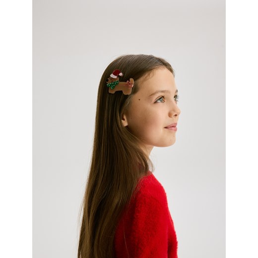 Reserved - Świąteczne spinki do włosów 4-pak - wielobarwny ze sklepu Reserved w kategorii Ozdoby do włosów dziewczęce - zdjęcie 187334052