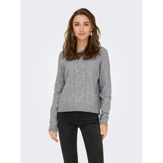 JDY Sweter w kolorze szarym ze sklepu Limango Polska w kategorii Swetry damskie - zdjęcie 187335611