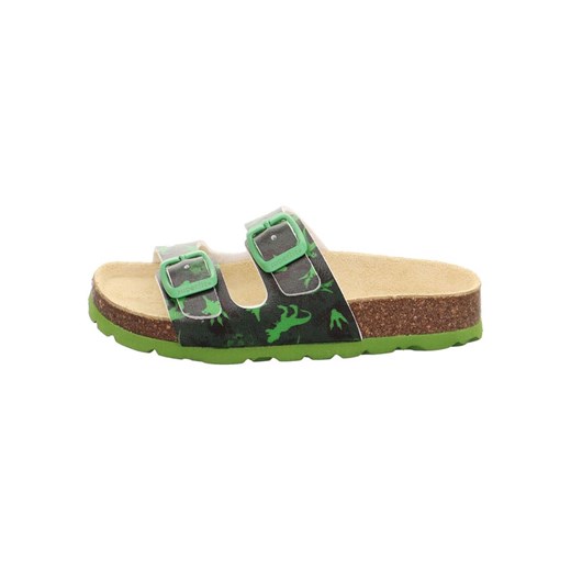 superfit Klapki w kolorze zielonym ze sklepu Limango Polska w kategorii Kapcie dziecięce - zdjęcie 187335871
