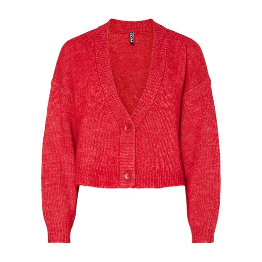 Pieces Kardigan w kolorze czerwonym ze sklepu Limango Polska w kategorii Swetry damskie - zdjęcie 187336330