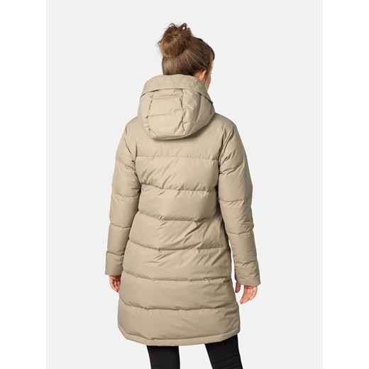 KARI TRAA Płaszcz puchowy &quot;Kyte&quot; w kolorze szarobrązowym Kari Traa XL Limango Polska okazja
