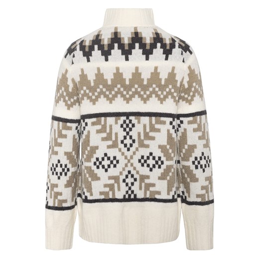 KARI TRAA Sweter &quot;Amelia&quot; w kolorze biało-beżowo-antracytowym ze sklepu Limango Polska w kategorii Swetry damskie - zdjęcie 187336452